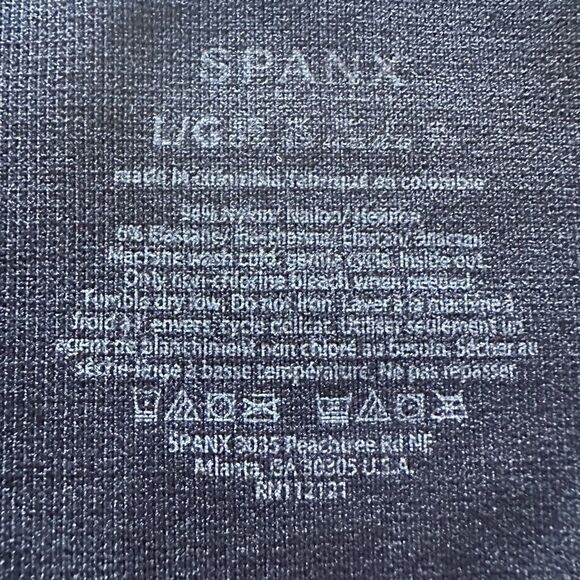 SPANX Look at Me Now High-Waisted Seamless Leggings - Black Camo Size Medium NWT - Picture 5 of 6